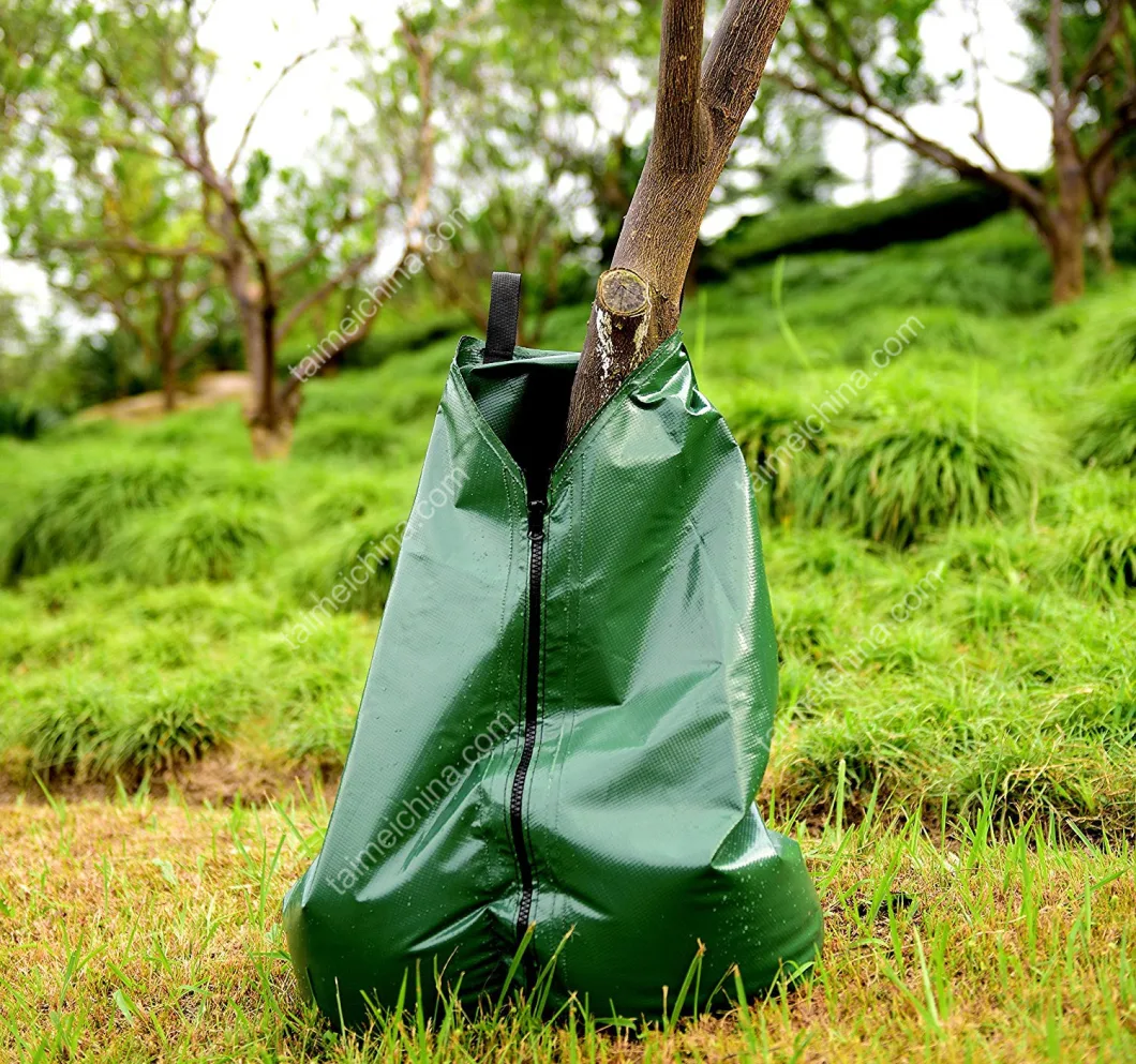 Heavy Duty PVC Tree Irrigation Bag Slow Release Irrigation Watering Bag 25 Gallons for Tree