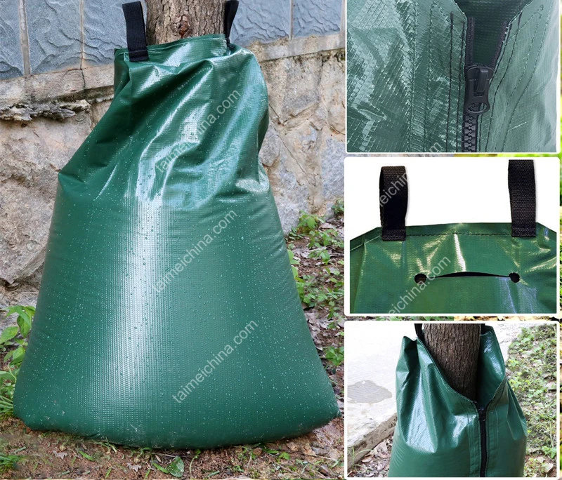 Heavy Duty PVC Tree Irrigation Bag Slow Release Irrigation Watering Bag 25 Gallons for Tree