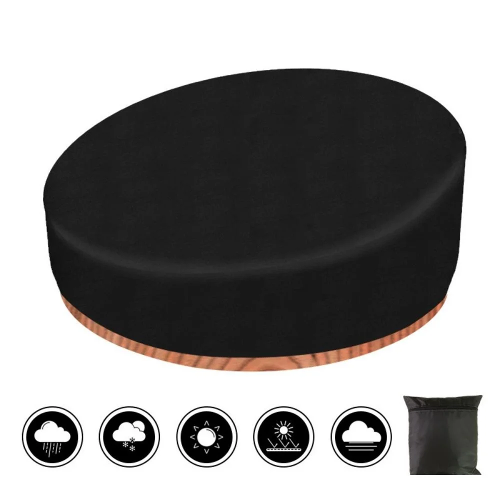 Sofa Dust Cover Waterproof Heavy Duty Round Furniture Cover Outdoor Sofa Chair Daybed Cover Garden Patio Bl20042