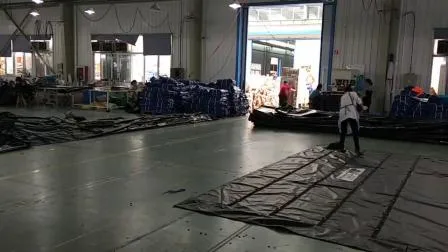 Couverture de camion en plastique personnalisée bâche bâche en acier piège à bois