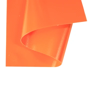 Couverture de remorque de camion d'auvent de tente de bâche enduite de PVC bleu vert orange poly dans 610GSM 630GSM