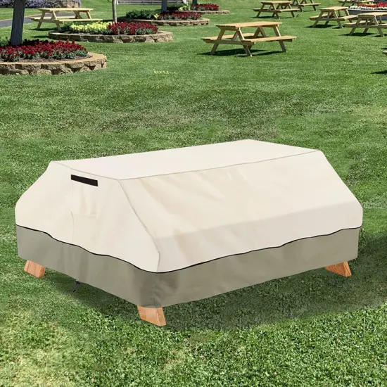 Le pissenlit en gros 300d imperméable anti-déchirure anti-poussière patio couverture de table de ping-pong