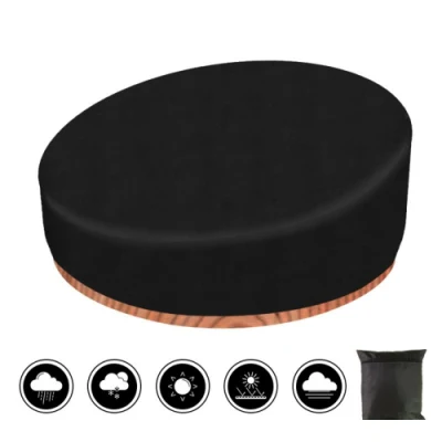 Imperméable à l'eau Heavy Duty Round Furniture Cover Outdoor Sofa Chair Daybed Cover Garden Patio Wyz20042